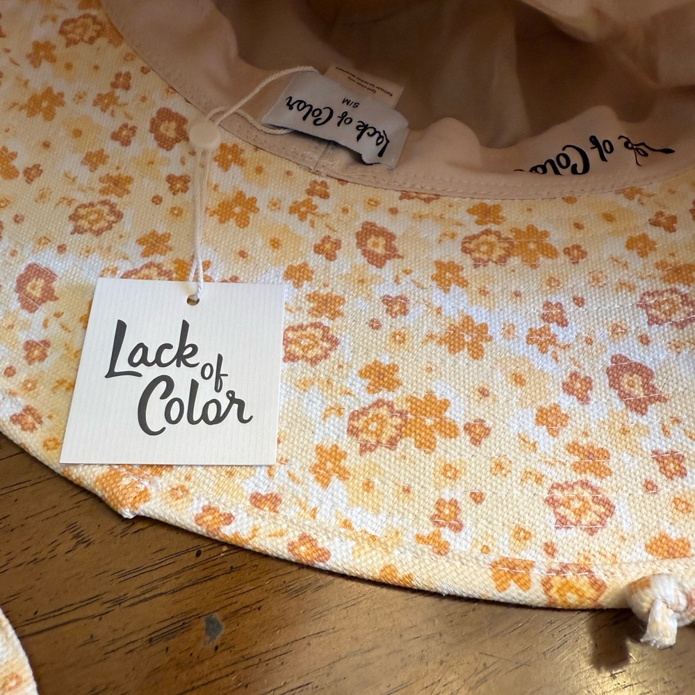 Lack of Color Floral Bucket Hat